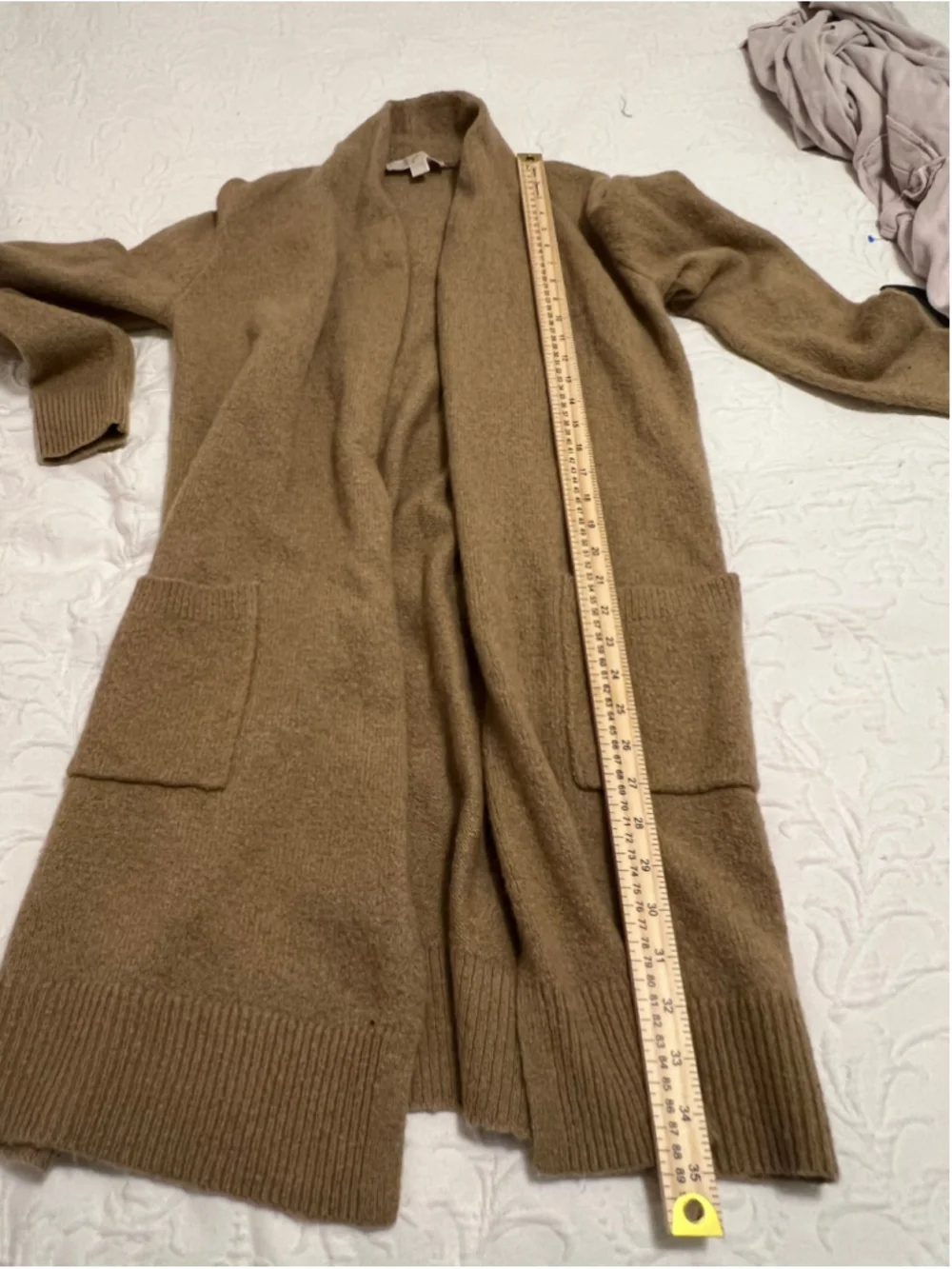 Women's Michael Kors Cardigan Sweater Size S Khaki Open Front